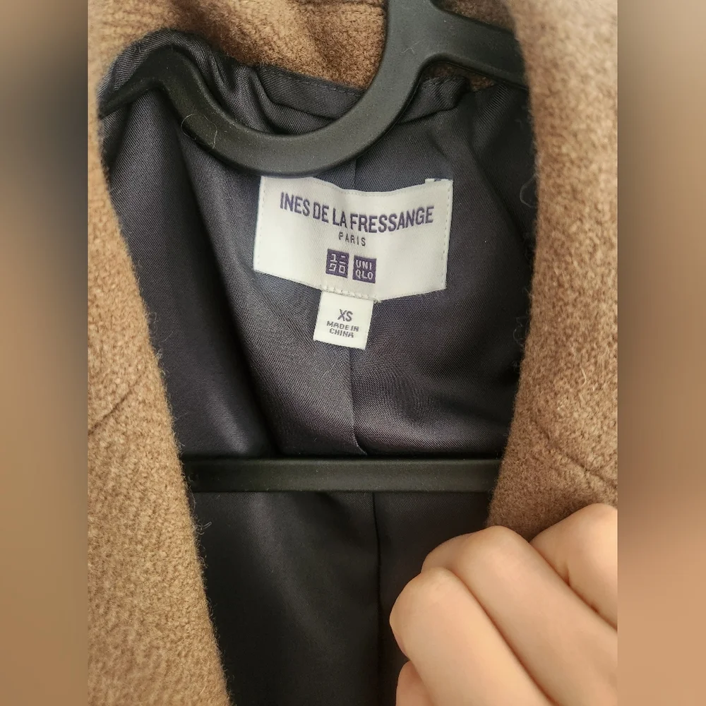 New Uniqlo Ines De La Fressange Wool Coat - Picture 2 of 6